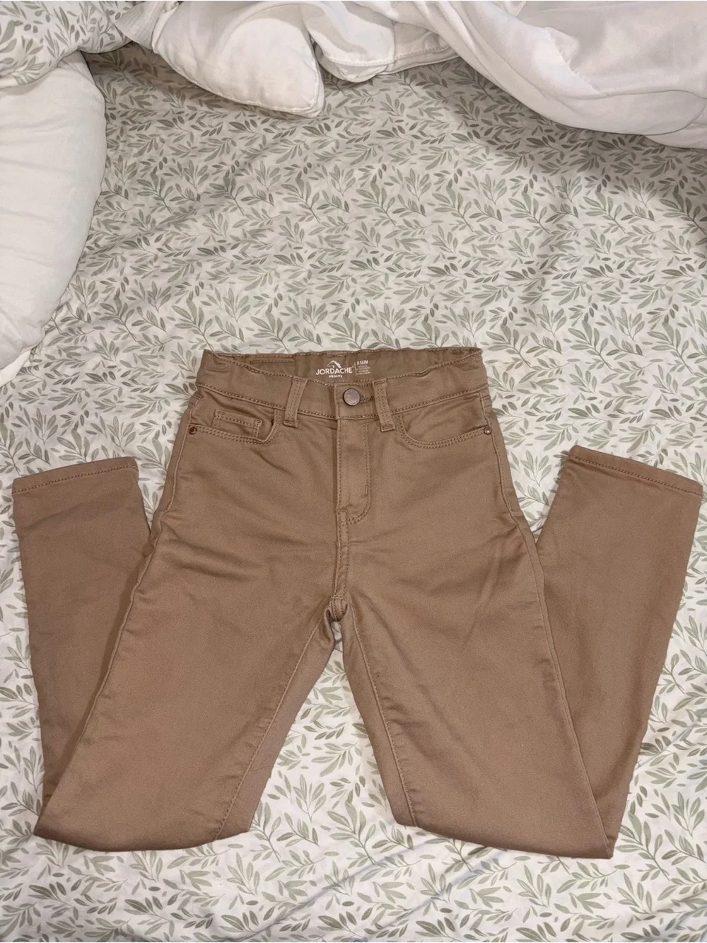 Jordache Kids Brown High-Rise Skinny Jeans
